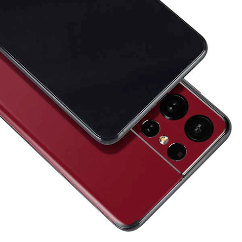 Burgundy Solid Galaxy S21 Ultra 5G Skin